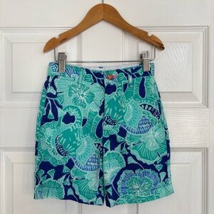 Lilly Pulitzer Boys Beaumont Short Bright Agate Green Mint to Be, Size 3T, EUC